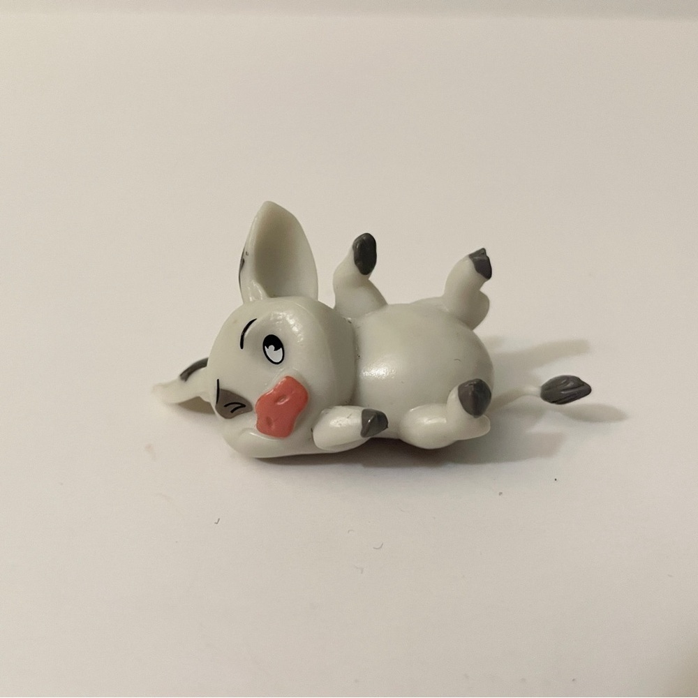 Disney Moana Pua Pig Mini Figure Rolling on Back Toy